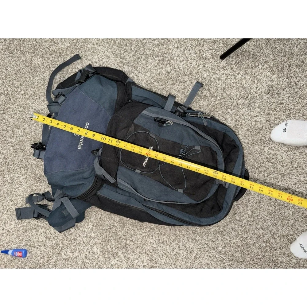 Karrimor Continental 75 L Hiking Backpack Black Blue GREAT CONDITION RARE‎
